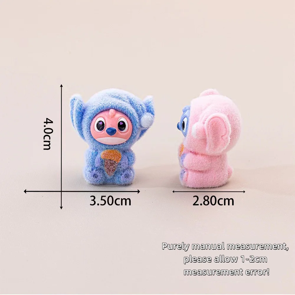 2025 New Disney Stitch Eat Sleep Series Blind Box Pendant Cute Doll Mystery Box Toy flocking Doll Holiday Gift Christmas gifts