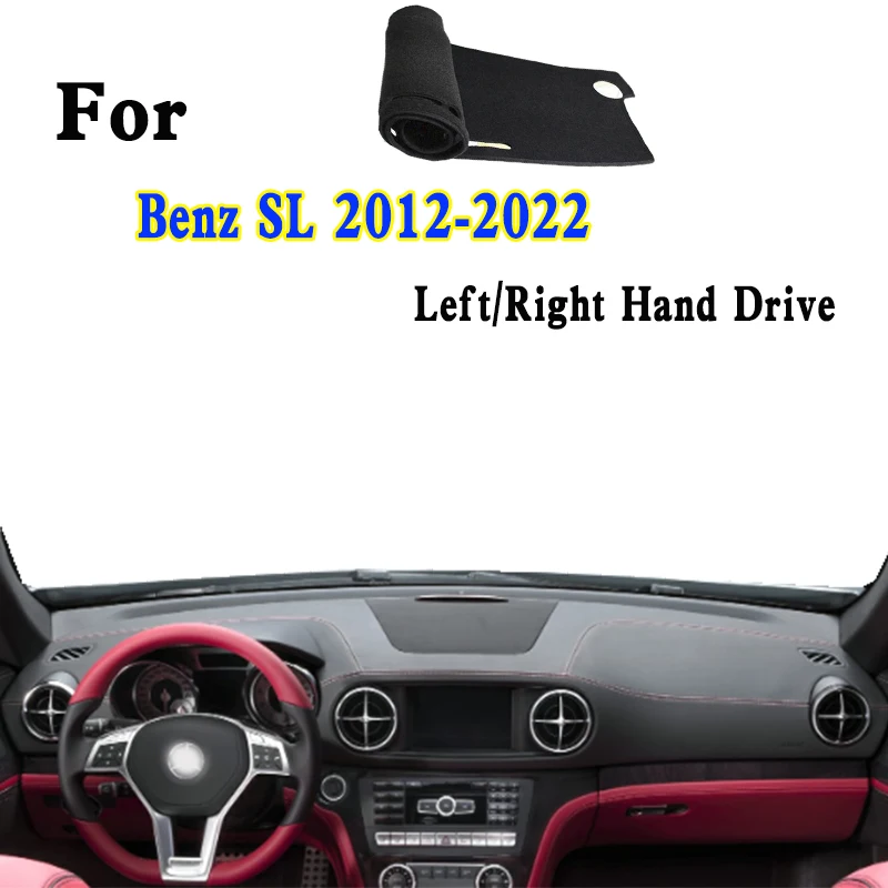 

For 2012-2022 Benz SL-Class SL500 350 400 550 R231 Dashmat Dashboard Cover Instrument Panel Insulation Sunscreen Protective Pad