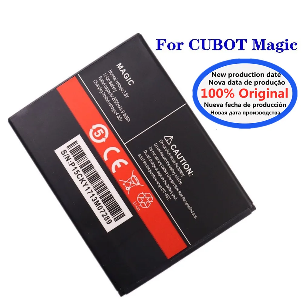 

2023 100% NEW Original MAGIC Battery For CUBOT MAGIC 2600mAh High Quality Battery In Stock + Tracking Number