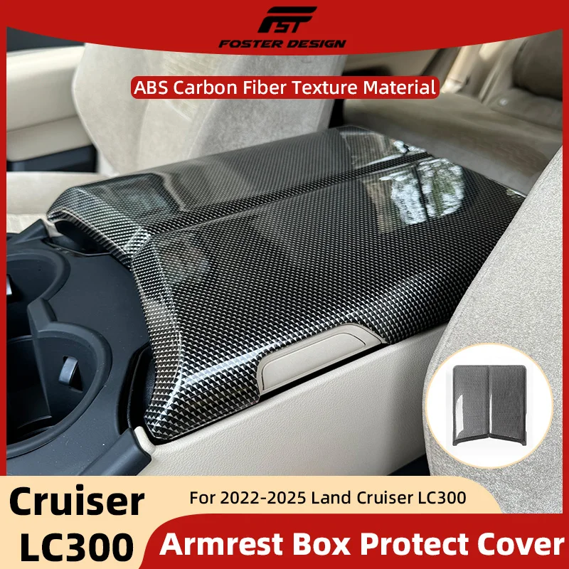 

Car Armrest Box Protect Cover For Toyota Land Cruiser LC300 Center Armrest Box Protection Sticker Interior Accessories