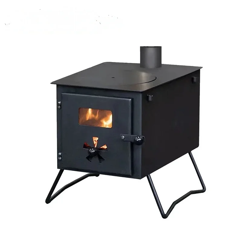 

Outdoor Portable Folding Barbecue Stove Camping Small Wood Camping Stove Heating Furnace Tent Stove