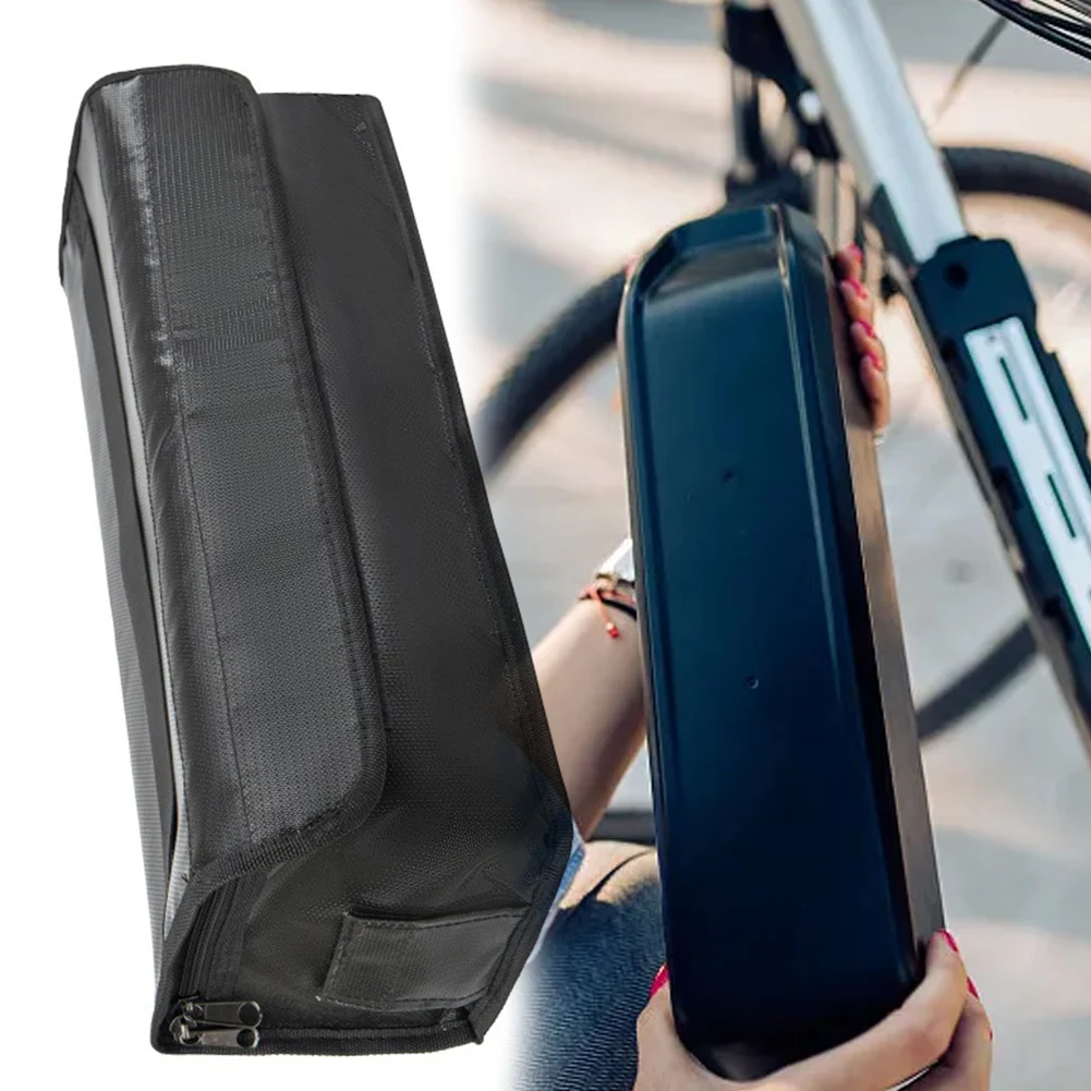 

Ebike Battery Bag Fireproof Battery Bag Large Capacity Lithium Battery Storage Pouch Battery Transport Bag For Storage Transport