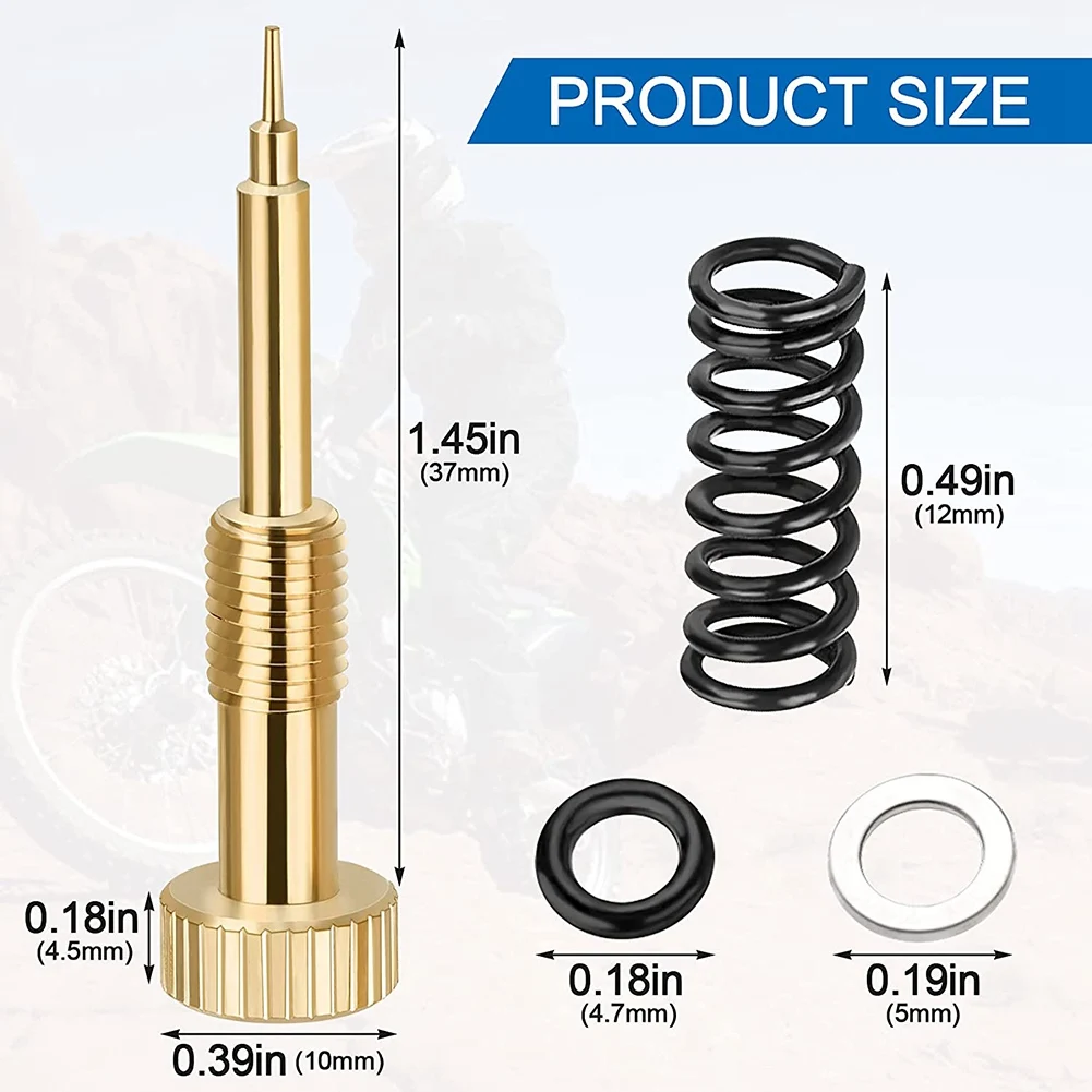 Комплект для ремонта карбонов Pro, комплект винтов для смеси воздушного топлива, для карбонов Keihin CV CVK, Big Twin 1990-1999, Twin Cam 1999-2006