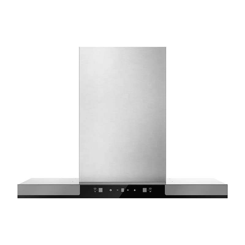 

Домашняя кухонная техника Вытяжка для электрической плиты Нержавеющая сталь Push Control Т-образная вытяжка