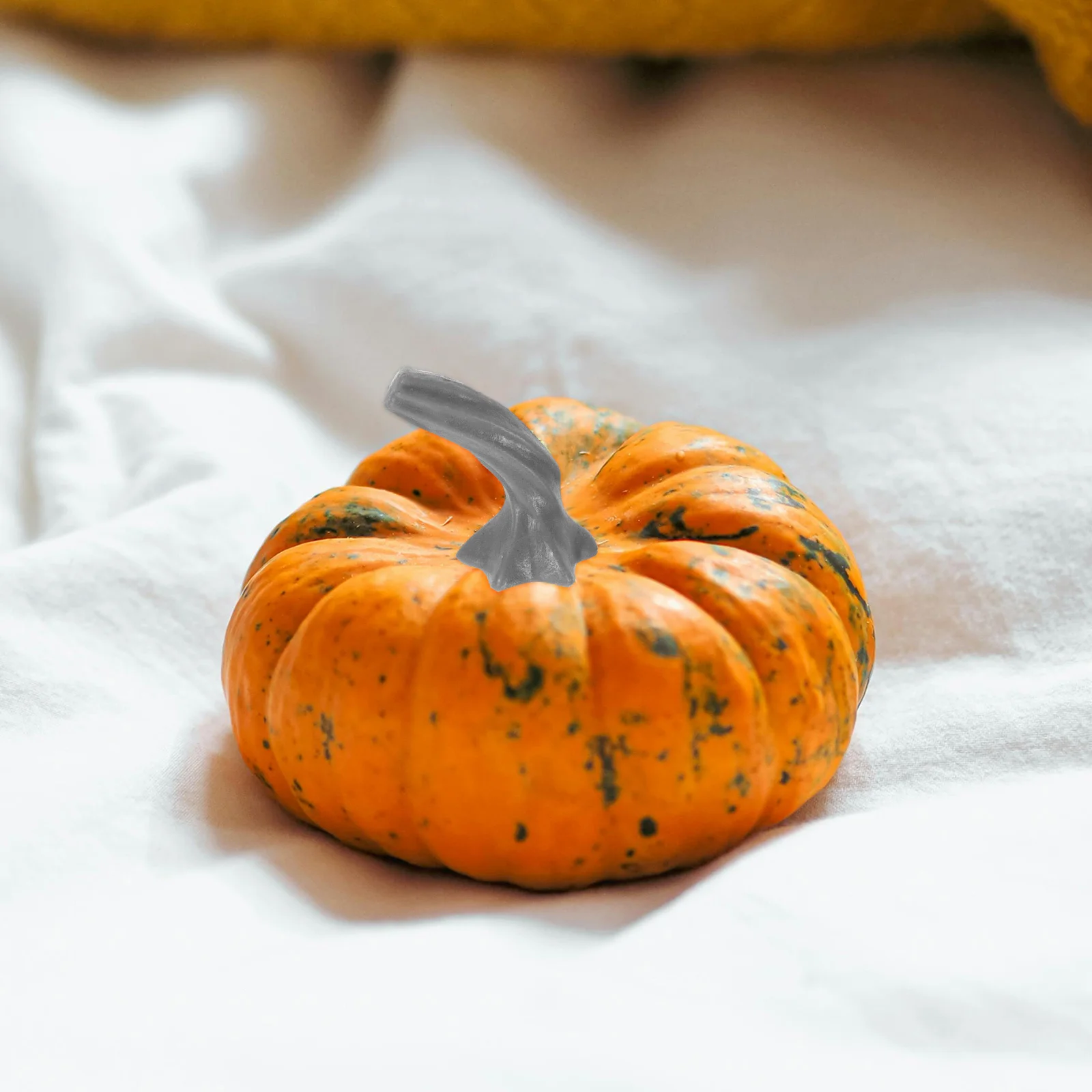 

4Pcs Pumpkin Stem Decoration Plastic Fake Halloween Pumpkin Handle Thanksgiving Jack O Lantern Ornament Small Pumkins Stems