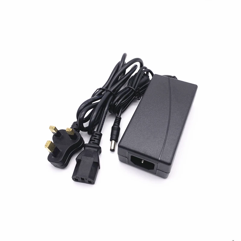 Display 12V 5A Power Charger Line Monitoring Universal 12V5A Adapter British Standard British Fire Bull DC Wiring