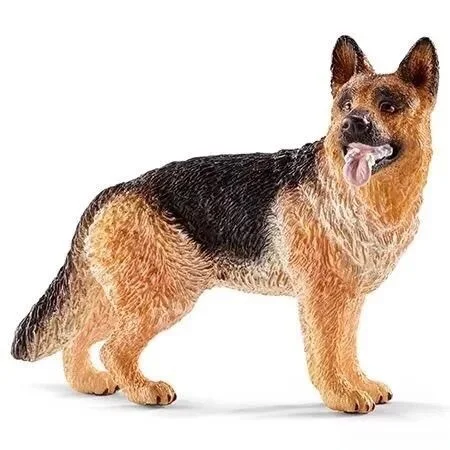 Wysokiej jakości model psa, symulacja, zabawka, golden retriever, owczarek niemiecki, wzór w kropki, statyczna lalka zwierzęca dla dzieci w wieku 4+