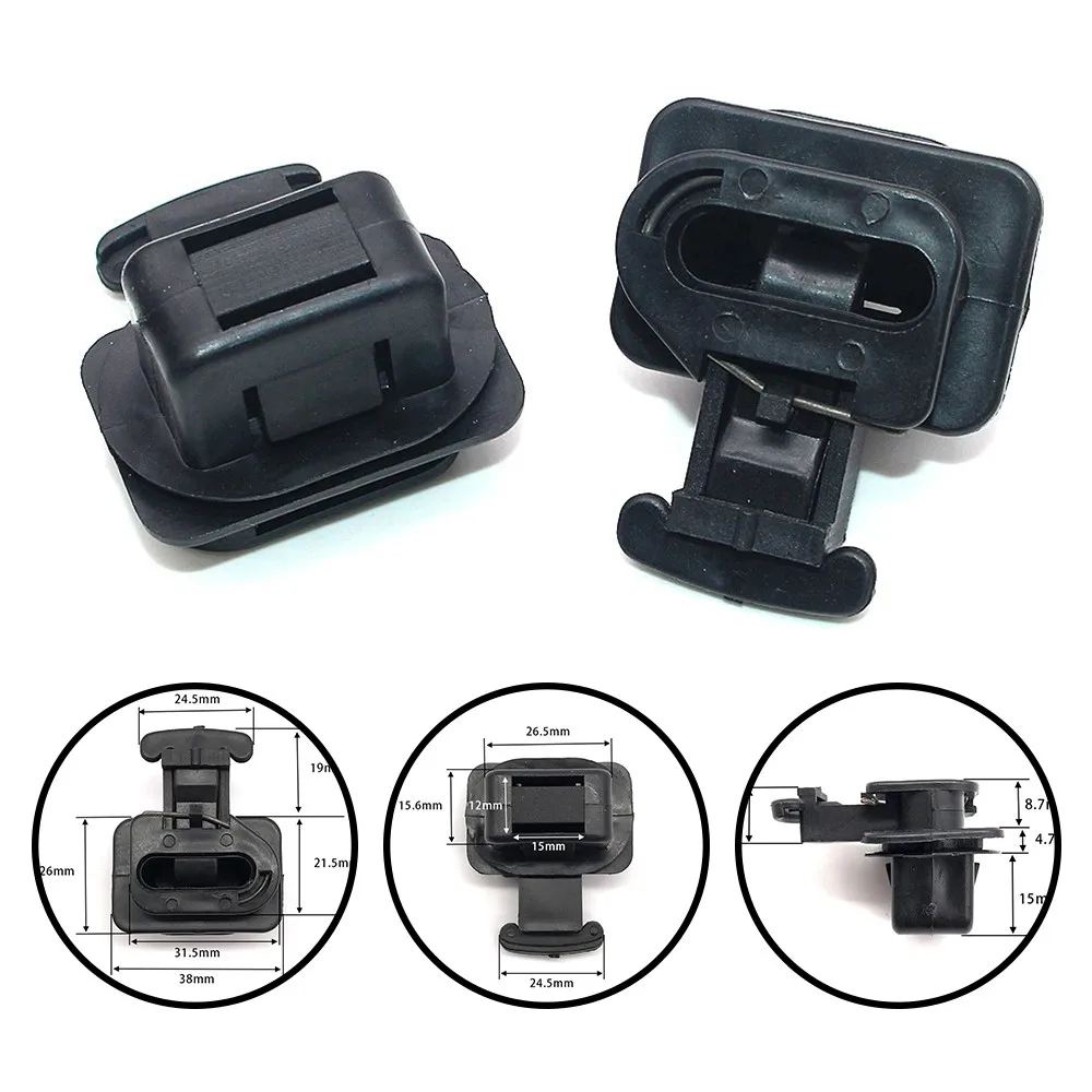 

Auto Fastener Clip For Honda For Civic Rear Seat Buckle Fixed Rear Seat Cushion Clips Interior Accessories Black