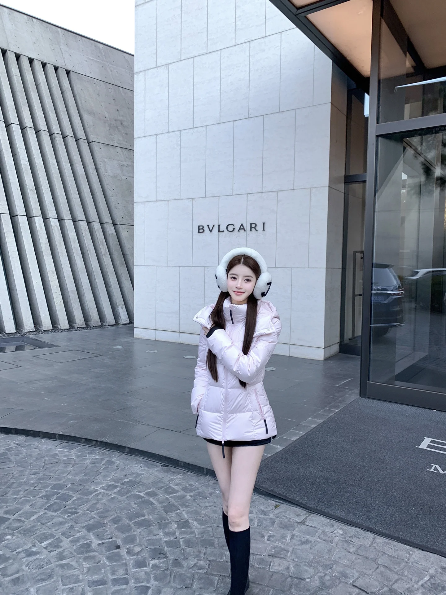 

Arizia90 White Du down Jaet ort Warm Winter Snow Season Women's Casual Sle Zipper Closure Long Sve Hooded Coat