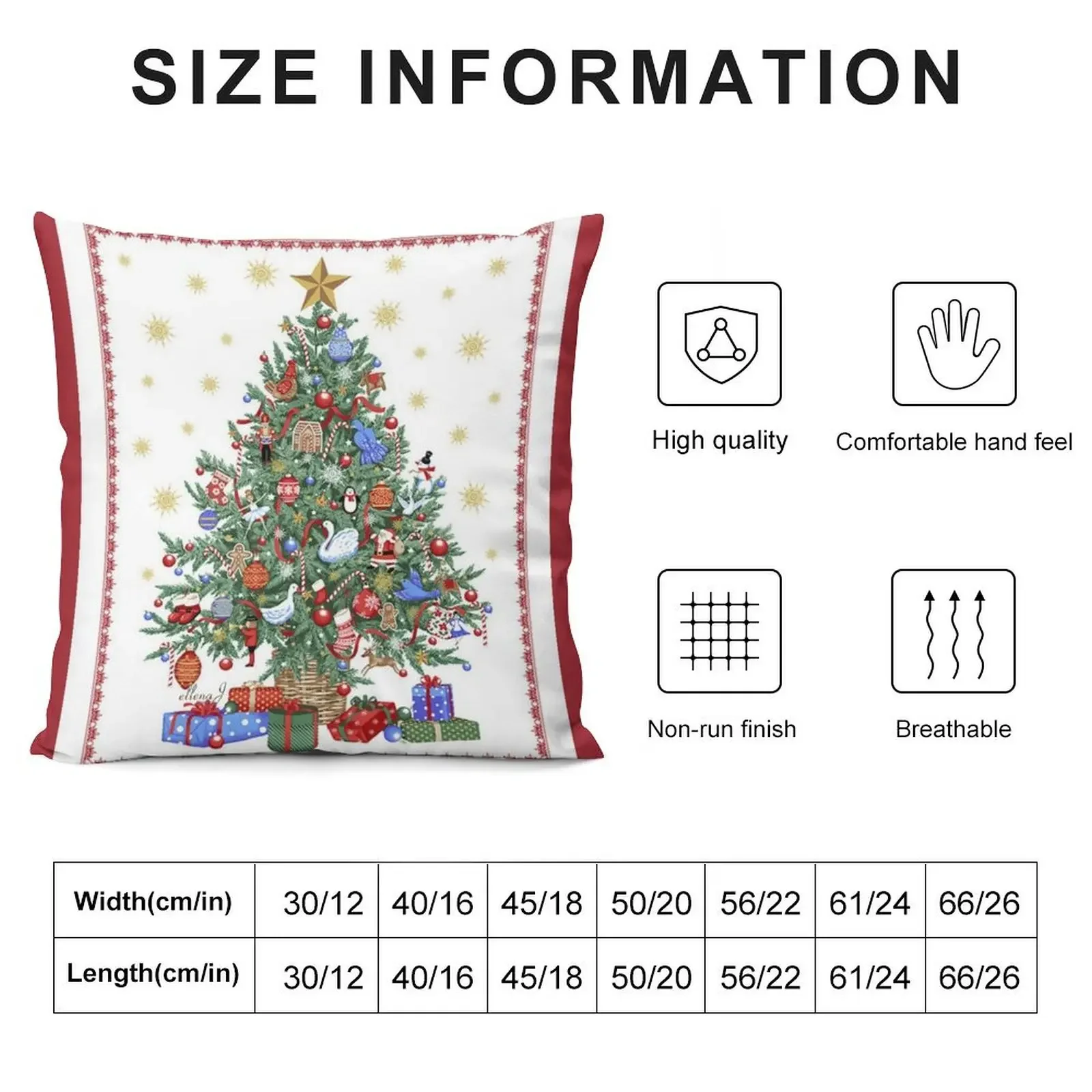 Retro Chritmas Throw Pillow Sofa Covers Cushions For Decorative Sofa Pillow Covers Decorative Decorative pillow case