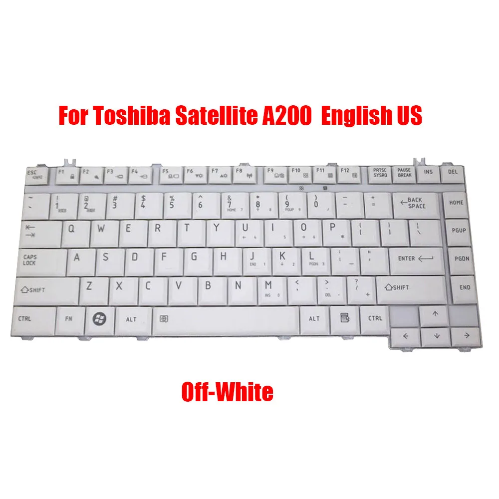 

English US Laptop Keyboard For Toshiba For Satellite A200 A300 M200 M300 M500 L300 L305 MP-06863US-9303 MP-06863US-698