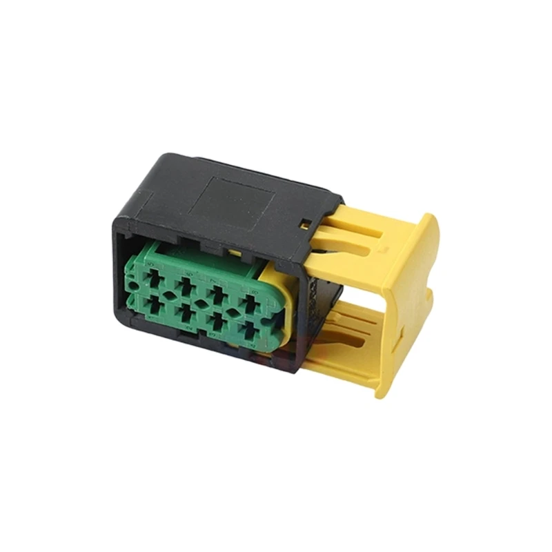 M76E Motorcycle Wiring Plug 8 Way Plastic Harness Part for Vehicle Electrical Repair, Wiring Replacement, and Service Use