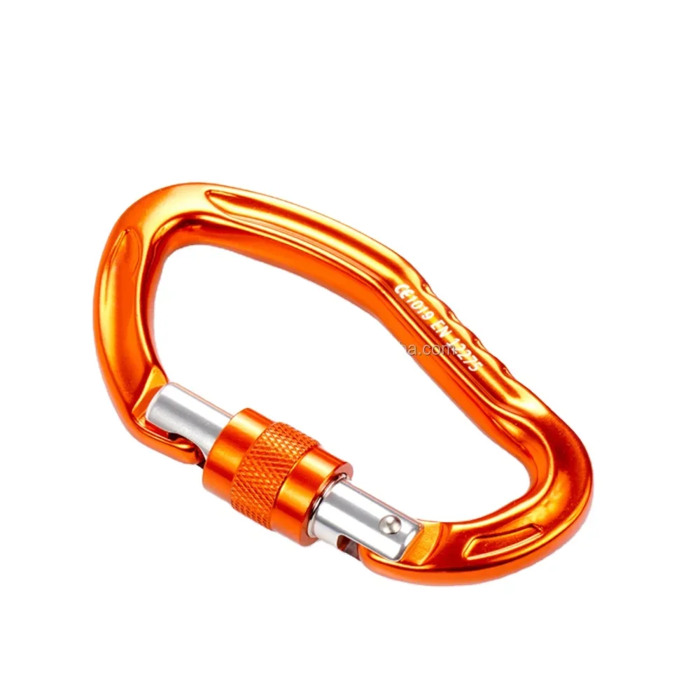 Pear Shape Safety Master Asymmetrical Carabiner For Mountaineering