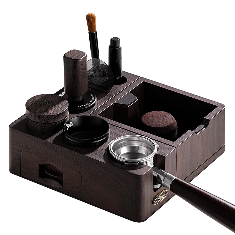 

Multi functional coffee press foundation make-up base press Large capacity slag tapping box set 51/58mm