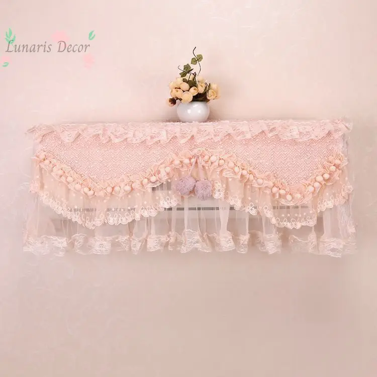 Hanging air conditioner cover Wall-mounted dust cover Glippi Lace Princess wind