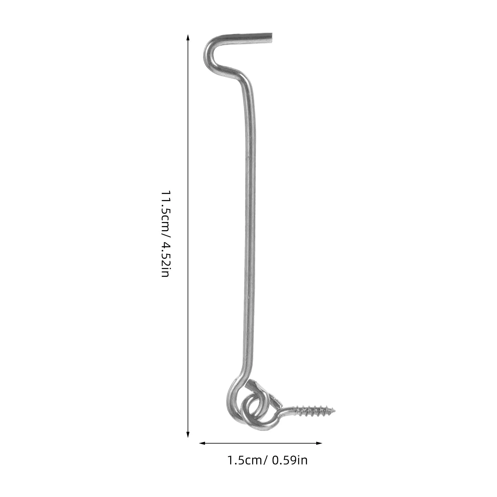 

5pcs hook and eye latch door hook latch set door metal hook lock interior door latch door hook and eye latch