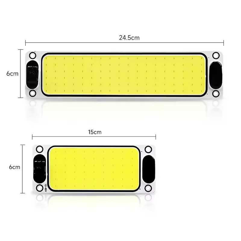 1PC/2PCS Ultrathin Vehicle Interior Light 12V-80V Highbright LED Reading Dome Lamp Strip Bar for Car Van Lorry Truck RV Camper