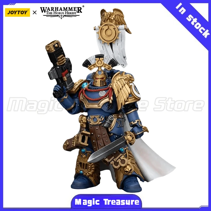 

【MT】JOYTOY 1/18 Action Figure Warhammer 40K Ultramarines Legion Praetor with Power Sword and Volkite Serpenta Model Toy