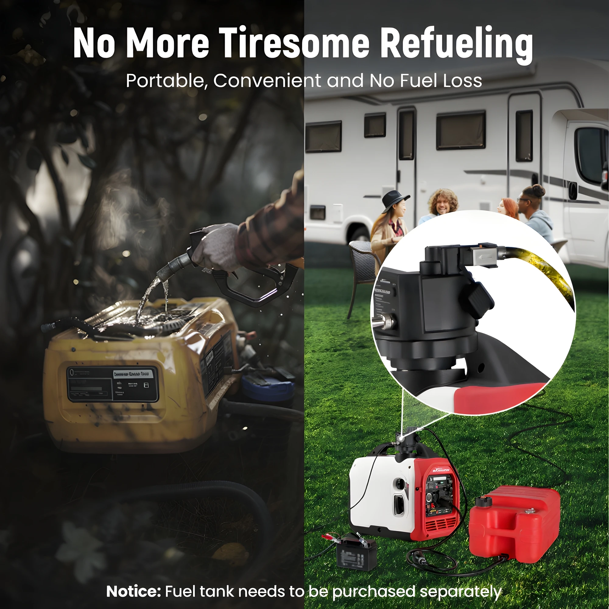 Generator Fuel Extender Automatic Sensing Extend Running Time For MXR2350 2850