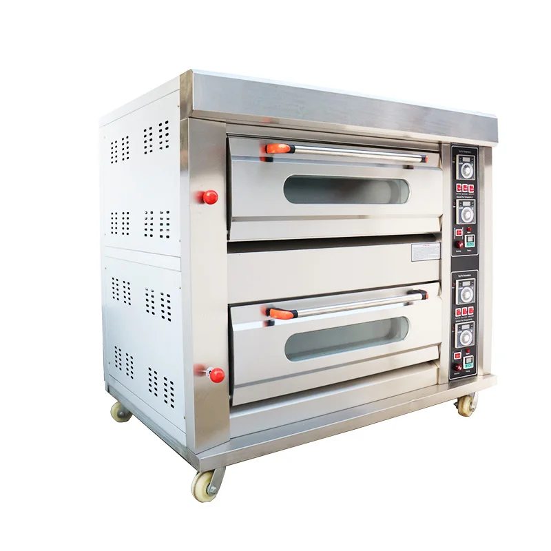 Gas 2-deck 4-tray  Bread Making Machine, Bakery Oven Prices ,bakery Equipment Supplies Wholesale China Factory