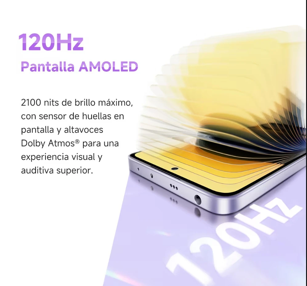 Xiaomi redmi note 14 5g smartphone 8+256 gb, 108 mp mediatek dimensity 7025-ultra screen, 120 hz, eye protection, 5110 mah battery, nfc, without charger