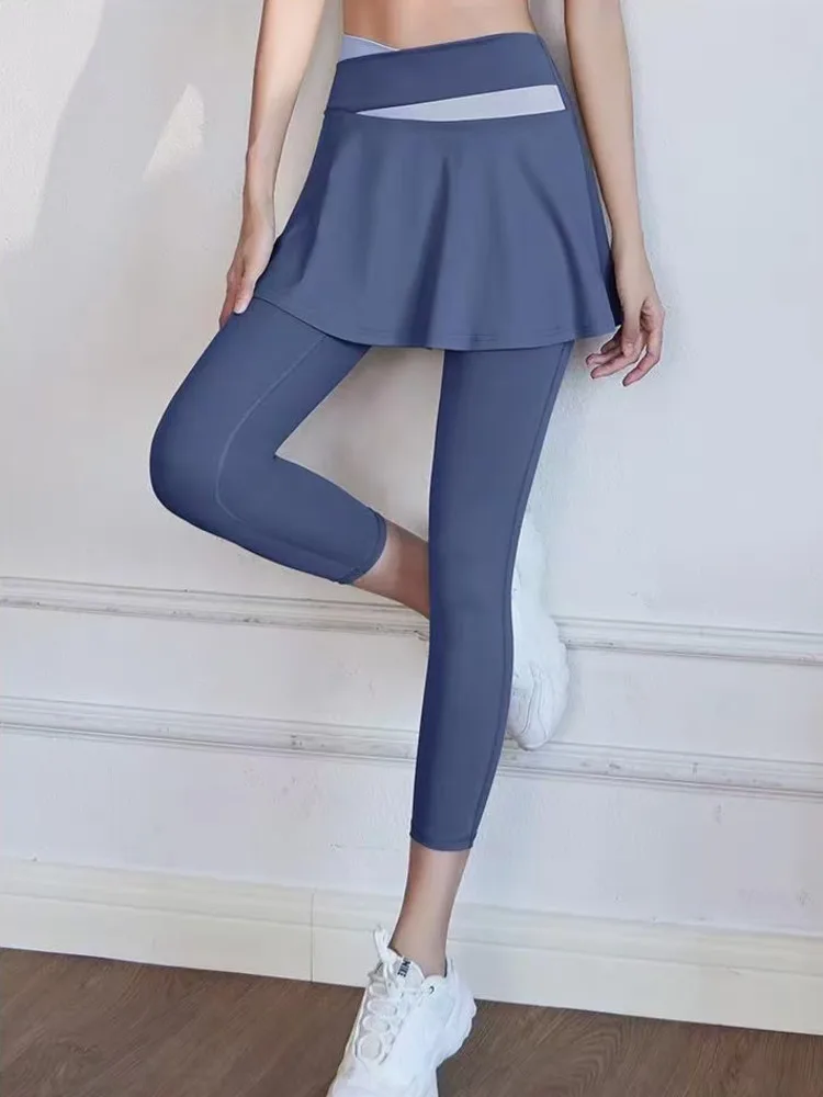 

Леггинсы для йоги 2025, женские спортивные леггинсы, штаны для йоги, гольф, танцы, теннис, фитнес-юбка, брюки для бега, спортивная одежда на открытом воздухе