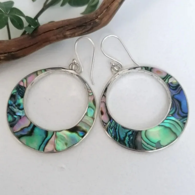 Unique Design Synthetic Colorful Resin Round Drop Hook Earring Women's Elegant Dangle Earrings Fashion Daily Jewelry