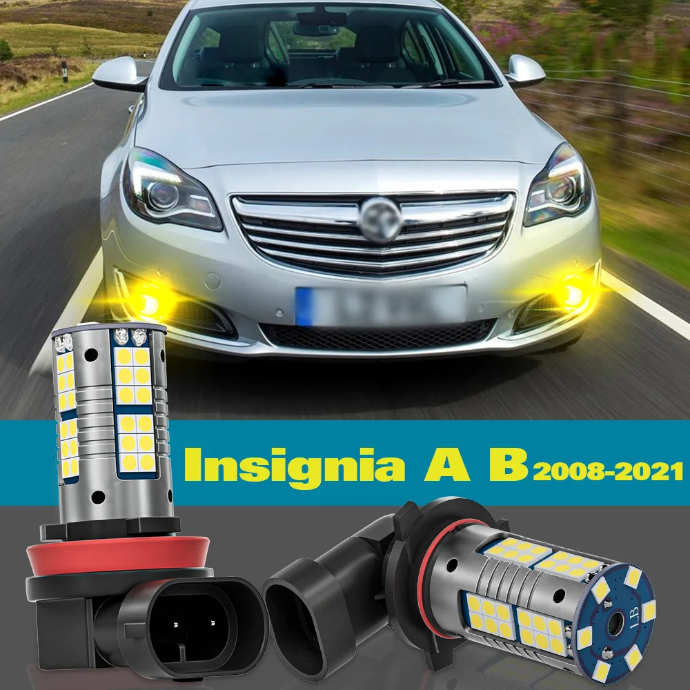 Fog Light For Opel Insignia A B Accessories 2008 2009 2010 2011 2012 2013 2014 2015 2016 2017 2018 2019 2020 2021 2pcs LED Lamp