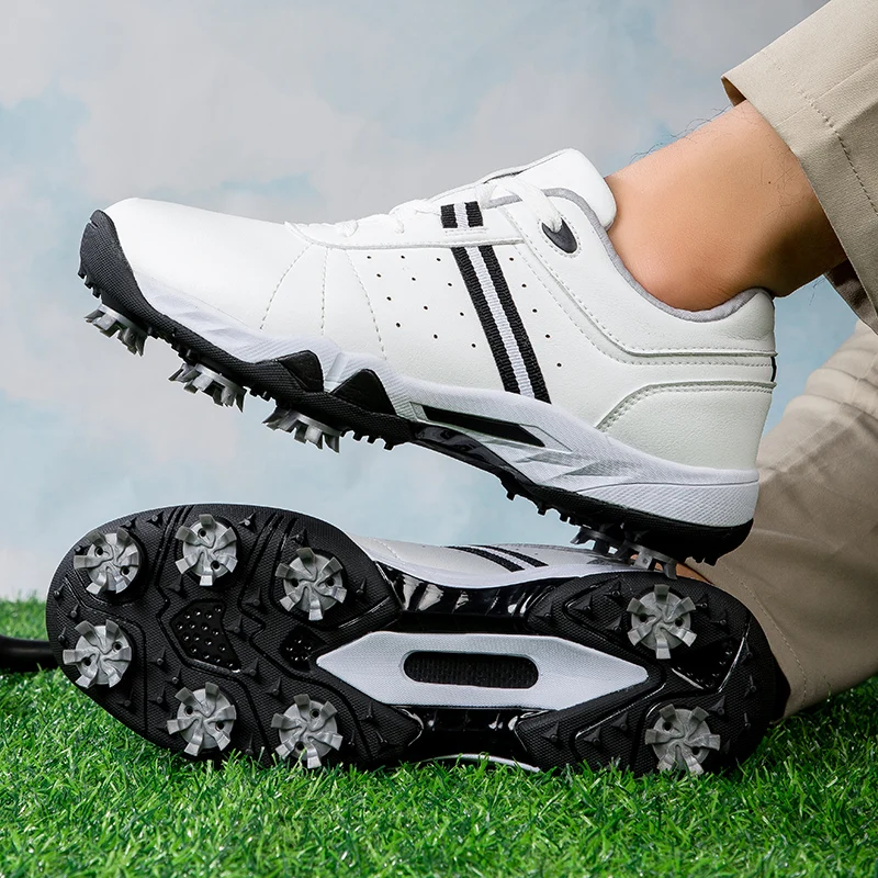 

New Men's and Women's Training Golf Shoes Men's 8-Pin Professional Anti Slip Golf Shoes Size 36-46