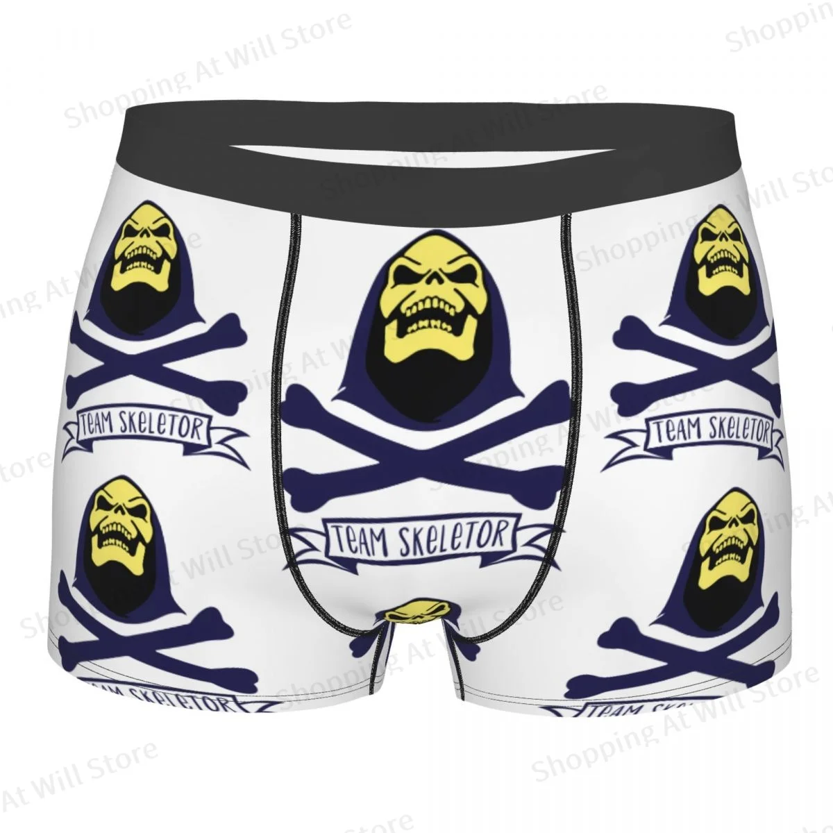 

Team Skeletor Man's Boxer Briefs Masters Of The Universe Highly Breathable Underwear Top Quality Print Shorts Gift Idea