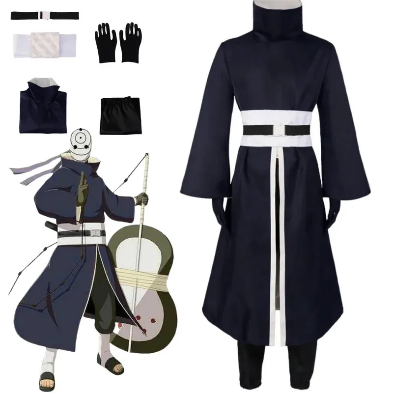 

DY2025Uchiha Obito аниме костюмы для косплея костюмы на Хэллоуин для женщин и мужчин японский халат кимоно фестиваль представлений