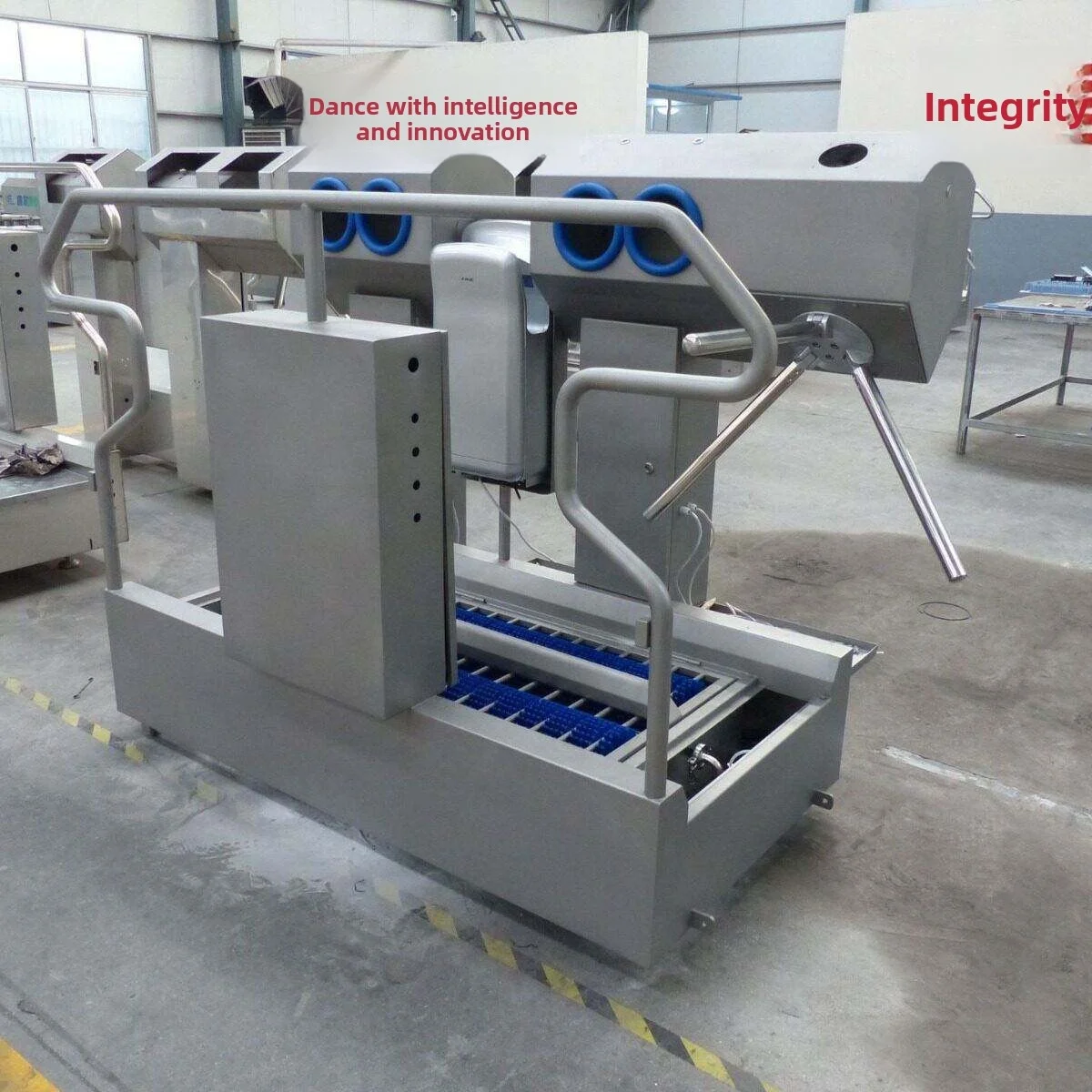Floor Standing Electric 304 Stainless Steel Boot Washer CIP Sterilizing/Disinfecting 380V for Food Processing Farm