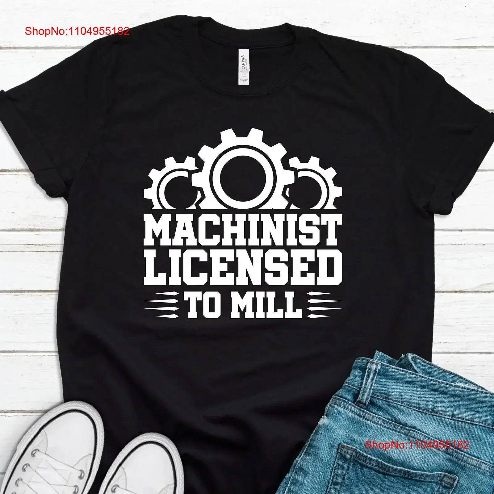 

Machine Operator T Shirt Machinist For s Funny T1296 vintage Washed Top For Everyday Wear fashion Comfortable Soft Slightly