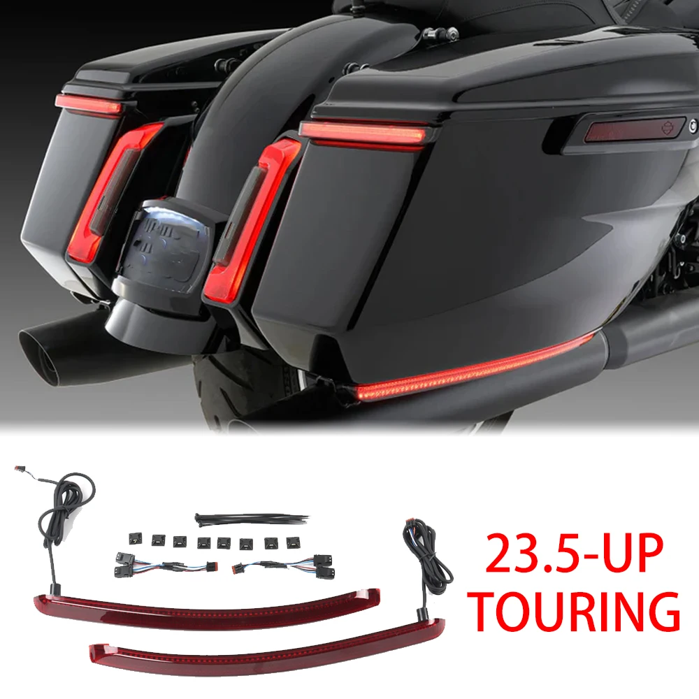 

Motorcycle LED Saddle Bag Turn Signal For Harley Touring Electra Glide Road Glide CVO ST Limited 2025-2026