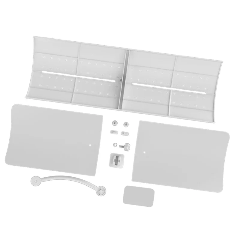 Air Conditioning Deflector Plastic Easy Cleaning Air Conditioner Window Baffle For Home
