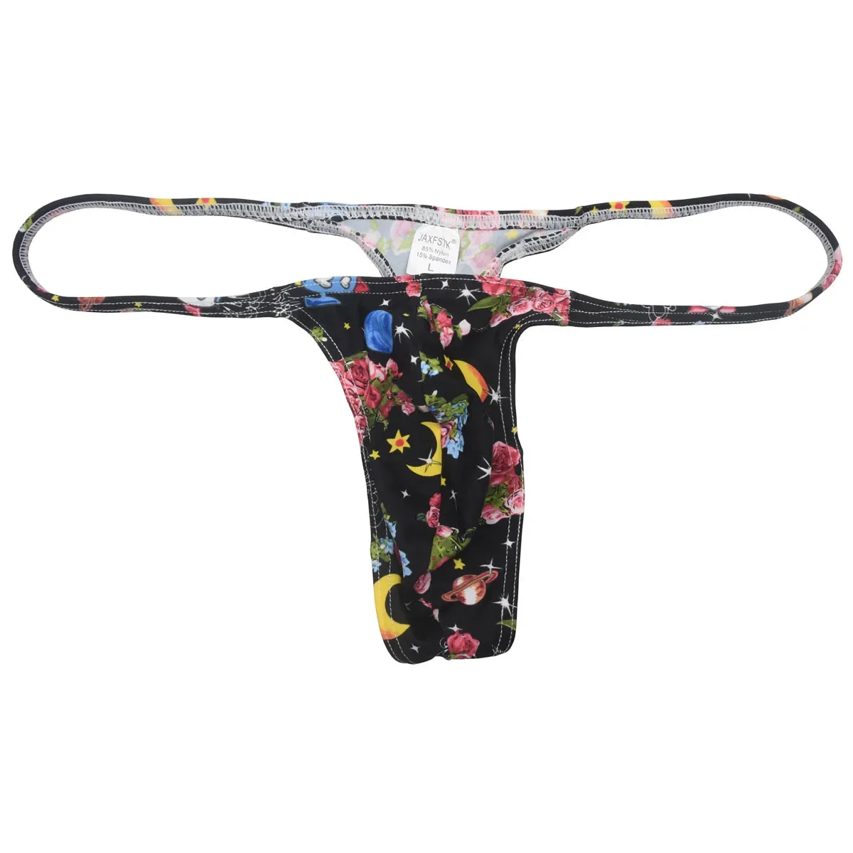 Tanga con estampado Sexy para hombre, tangas con bolsa suave transpirable, Mini calzoncillos de Bikini para playa, traje de baño de secado rápido,