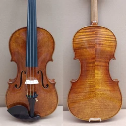 over 20 years tiger patterned maple Handmade violin 4/4 size Retro solid wood Violin beginner professional Musical Instruments