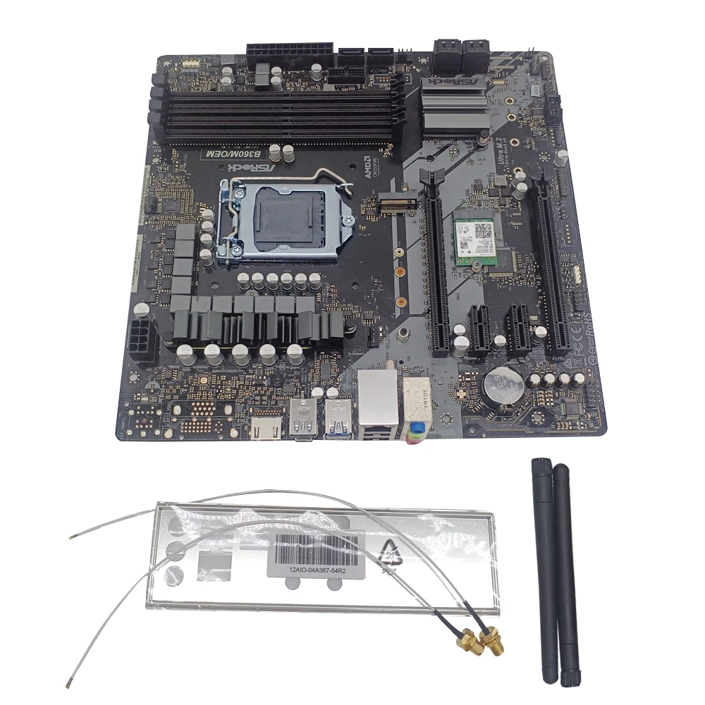 Imagem -03 - Intel-placa-mãe B360m Oem Lga 1151 Ddr4 Suporta Intel Core I5-9400f I78700 I9-9900 I3-9100f Hdmi M.2