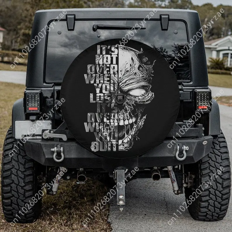 Skull Various Models Spare Car Tire Cover Sand Dust Prevention Protect Wind Rain Tire Cover Sturdy Durable Tire Covers