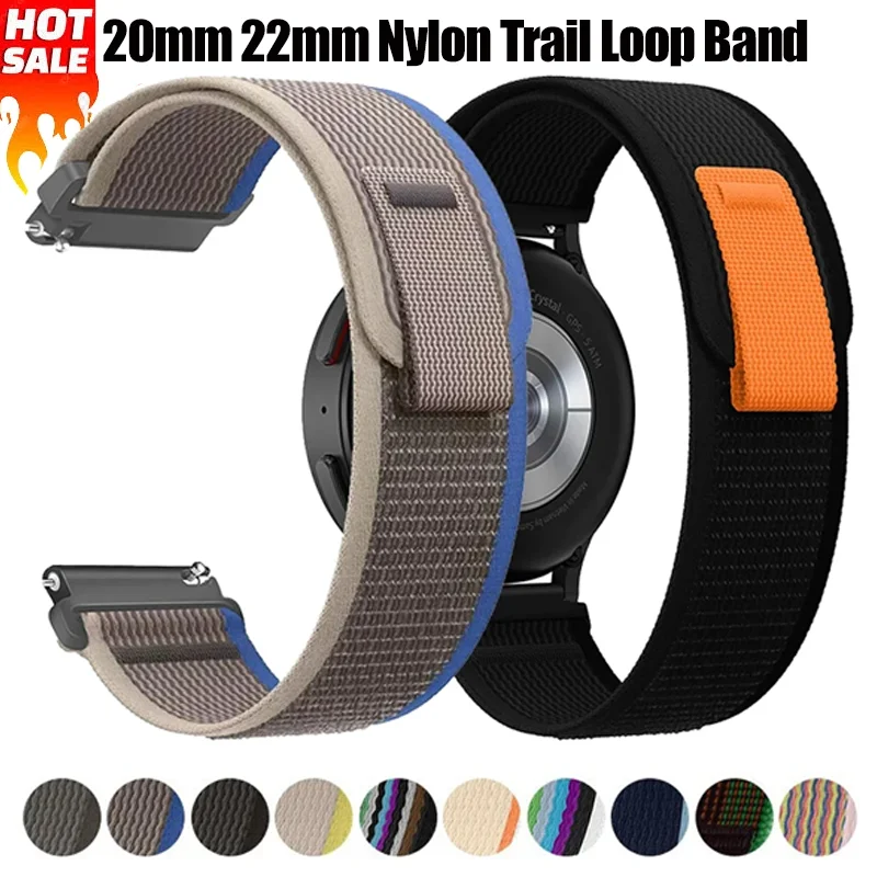 Trail Loop Band For Redmi Watch 5 Active/5Lite Strap Smartwatch Nylon Correa For Samsung Galaxy Watch 7/6 44mm 40mm Watch Strap
