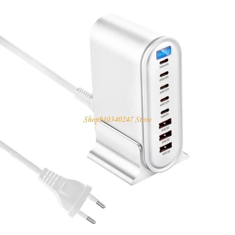 

Q22A 600W USB C Power Adapter 8port Зарядная станция USB Зарядное устройство для многократного зарядного устройства для подачи
