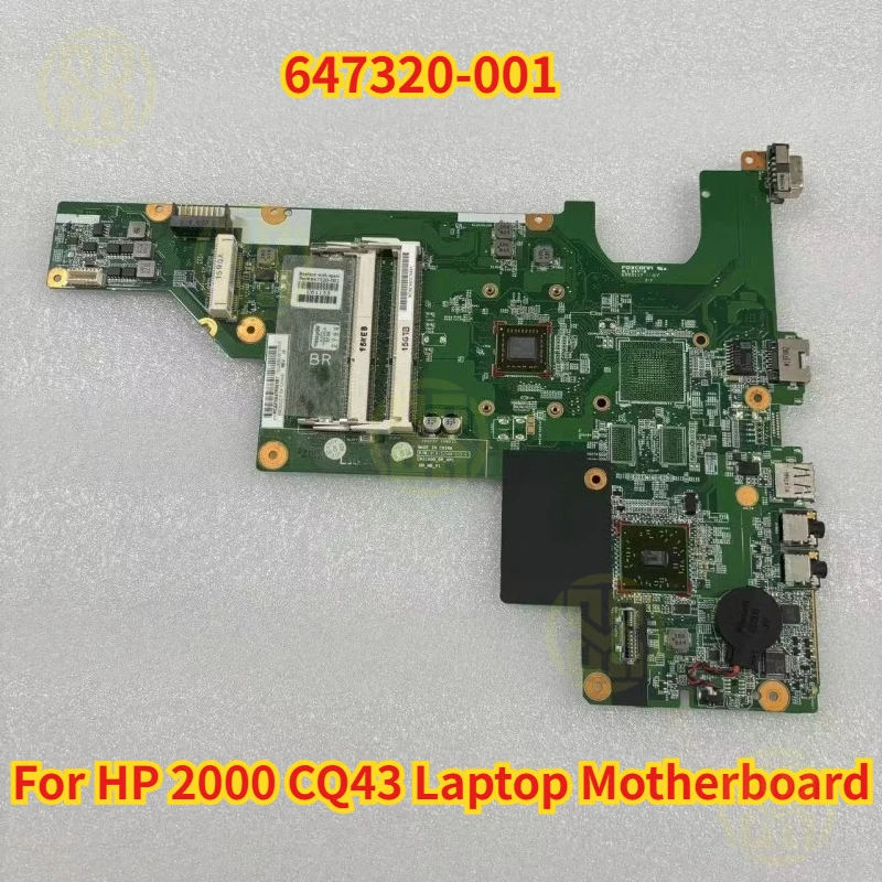 

647320-001 For HP 2000 CQ43 Laptop Motherboard CQ43-102AU AMDE350 CPU VGA AMDH6310 Test OK