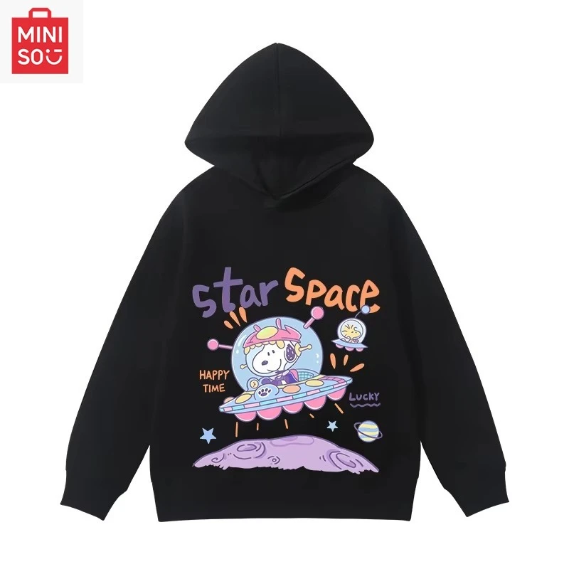 سترة سنوبي كارتونية ممتعة لركوب سفينة الفضاء مطبوعة للخريف والشتاء سترة دافئة غير رسمية للخريف والشتاء للرجال والنساء