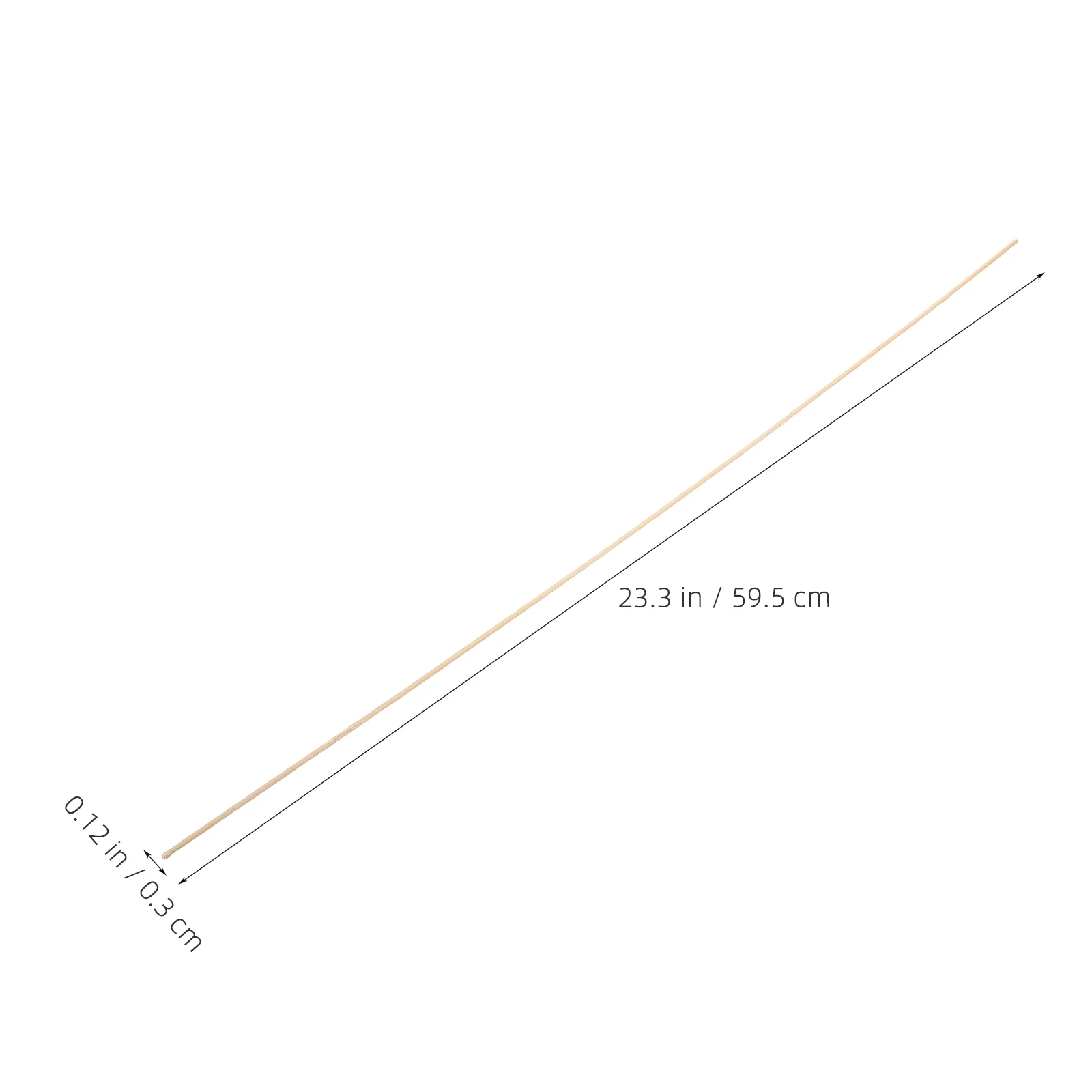 20 Uds. Tiras para cometas, palitos de madera, varillas de madera, palitos artesanales, jaula para pájaros, palos finos para cometas