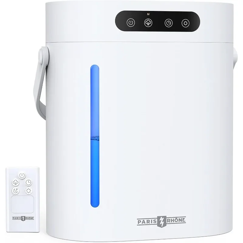 PARIS RHÔNE 6L Cool Mist Top Fill Humidifier & Essential Oil Diffuser,60Hours,Sleep Mode,Remote Control,Night Light, Ultrasonic