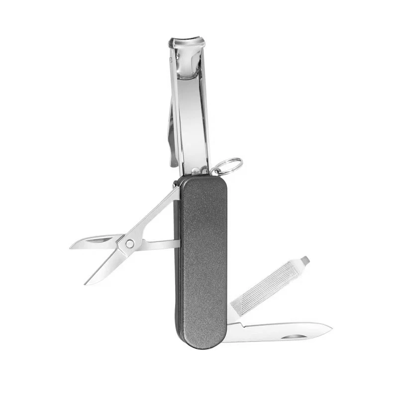 Multi-functional nail clippers, stainless steel folding nail clippers, splash-proof nail clippers with files, nail clippers