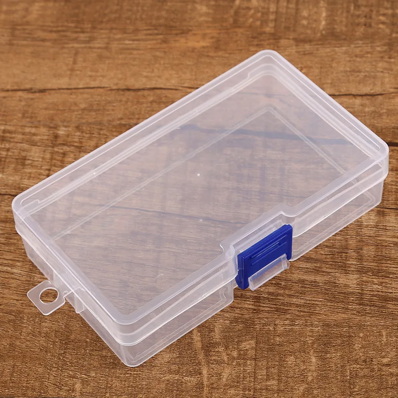 5 transparent plastic storage boxes can accommodate small items, small toys, decorations, small cards, sorted storage