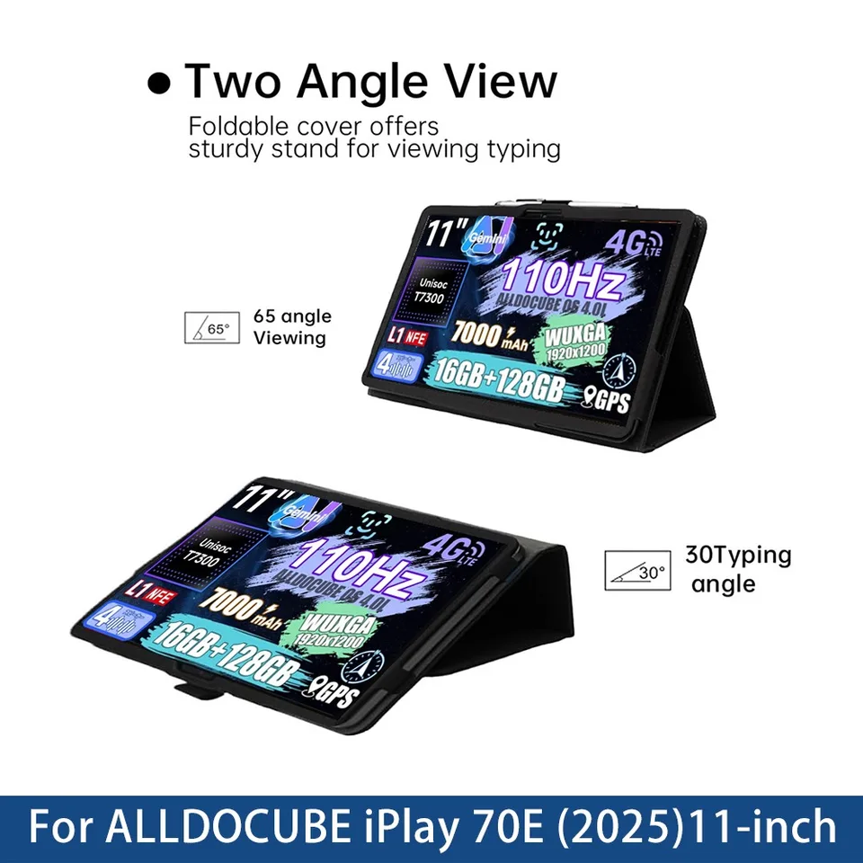 Funda ケース ALLDOCUBE iPlay 70E 11 インチ 2025 タブレット PC PU