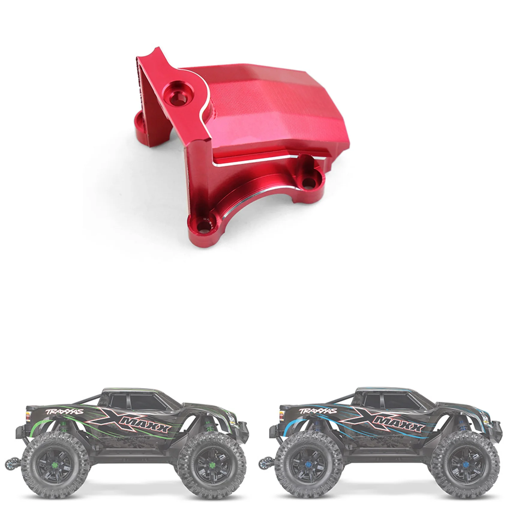 

A04F-2X Metal Front/Rear Differential Cover Gearbox Cover For 1/5 Traxxas X-Maxx Xmaxx 6S 8S RC Monster Truck Upgrade Parts,1