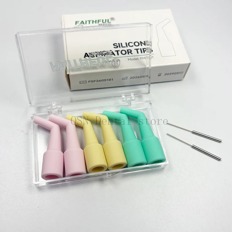 6pcs/box Dental Saliva Ejector Adapter Autoclavable Disposable Dental Suction Tip Dentistry Conversion Head Straw Dentist Tools